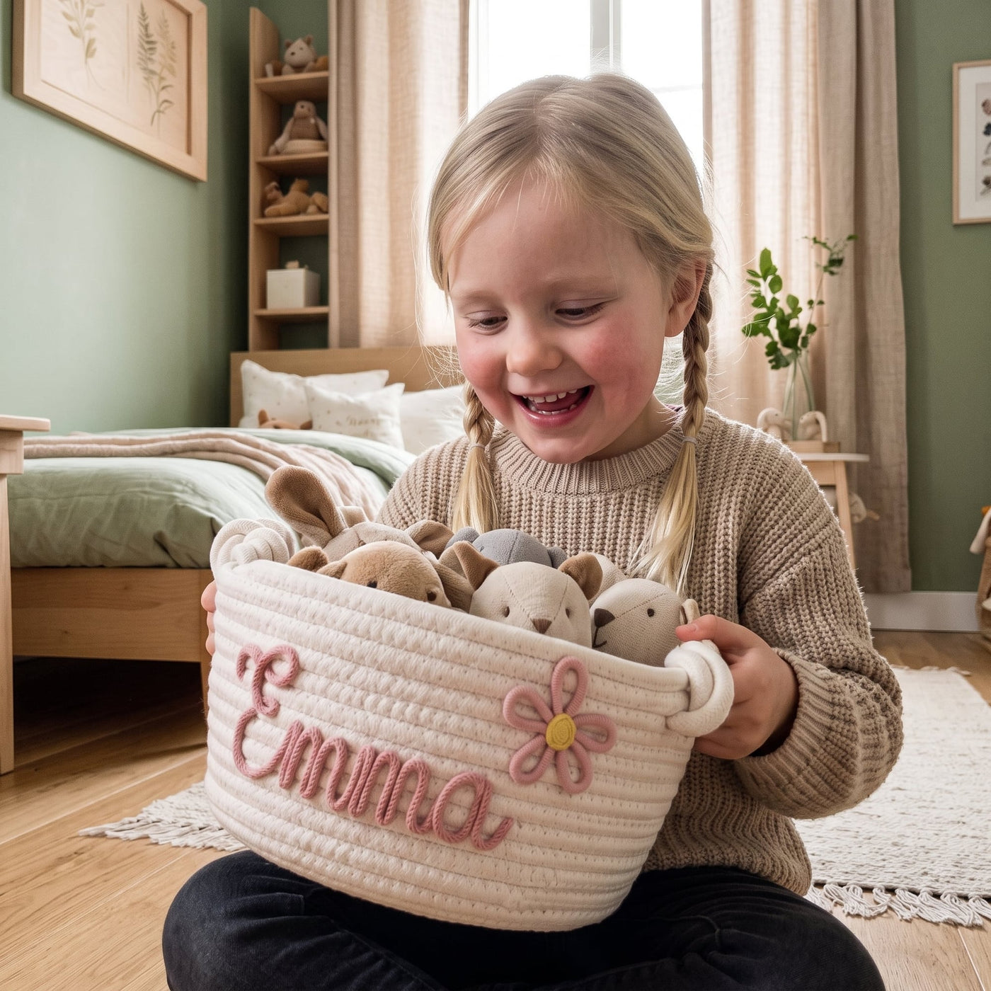 A basket that's all **theirs**